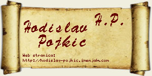 Hodislav Pojkić vizit kartica